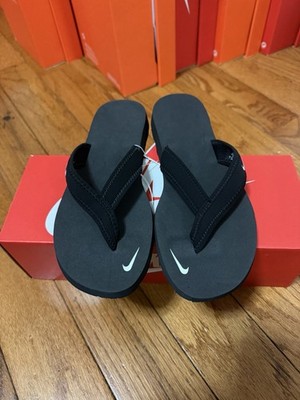 Nike Celso Thong Flip Flops for Women, Size US 8 - Black