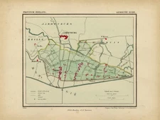 Antique Map-NETHERLANDS-TOWN PLAN-EEDE-ZEELAND-Kuyper-Kuijper-1865