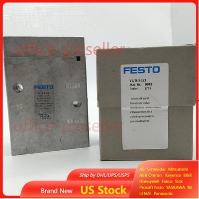 Festo VL/O-3-1/2 9983 Pneumatic Valve New One VL/O31/2
