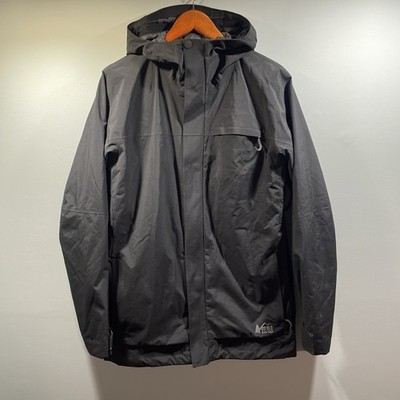 REI Co-Op Powerbound Insulated Peak 2L Mens Small Black Snowboarding Ski Jacket
