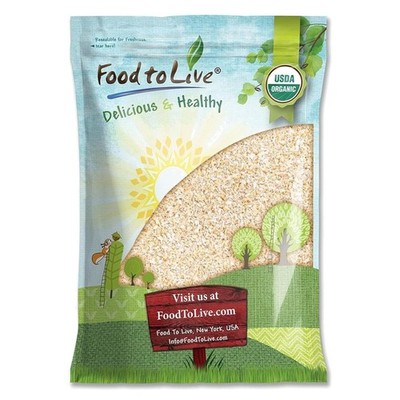 High Protein Organic Oat Bran, 10 lbs Non-GMO & Kosher - Energizing Fiber Boost