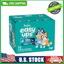 Pampers Easy Ups Bluey Potty Training Pants Size 5T6T, 70 Count