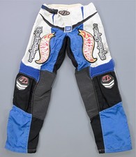 Rare VTG TROY LEE DESINGS Hot Wheels Color Block Motocross Pants 90s Racing 34 