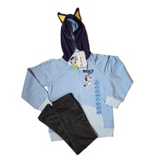 Bluey Girls Full-Zip Hoodie  Jeggings Set - Size 6/7