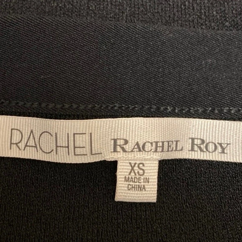 Minifalda lápiz RACHEL Rachel Roy negra tejida talla XS Foto 4 de 4