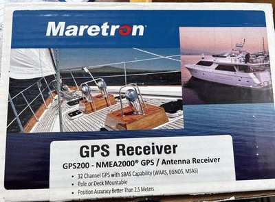 Maretron GPS200 NMEA 2000 GPS Antenna Receiver   Open Box   Never Installed