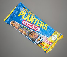 Vtg 1990 Planters Peanuts Halloween Bag Seale...