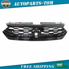 Black Front Bumper Center Grille Grill Plastic For Volkswagen Jetta 2019-2020