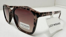 NWT LUCKY BRAND CARDIFF TORTOISE Brown Authentic Women Sunglasses /1800/ NEW