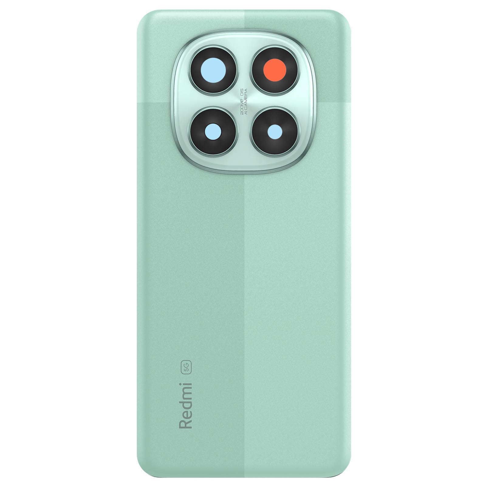 Châssis arrière Redmi Note 14 Pro 5G Clappio finition premium couleur vert pastel