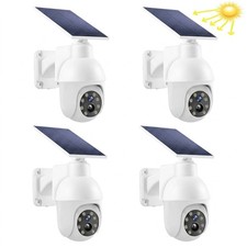 4X Solar Outdoor Power Dummy Security Camera Fake Waterproof Light Surveillance