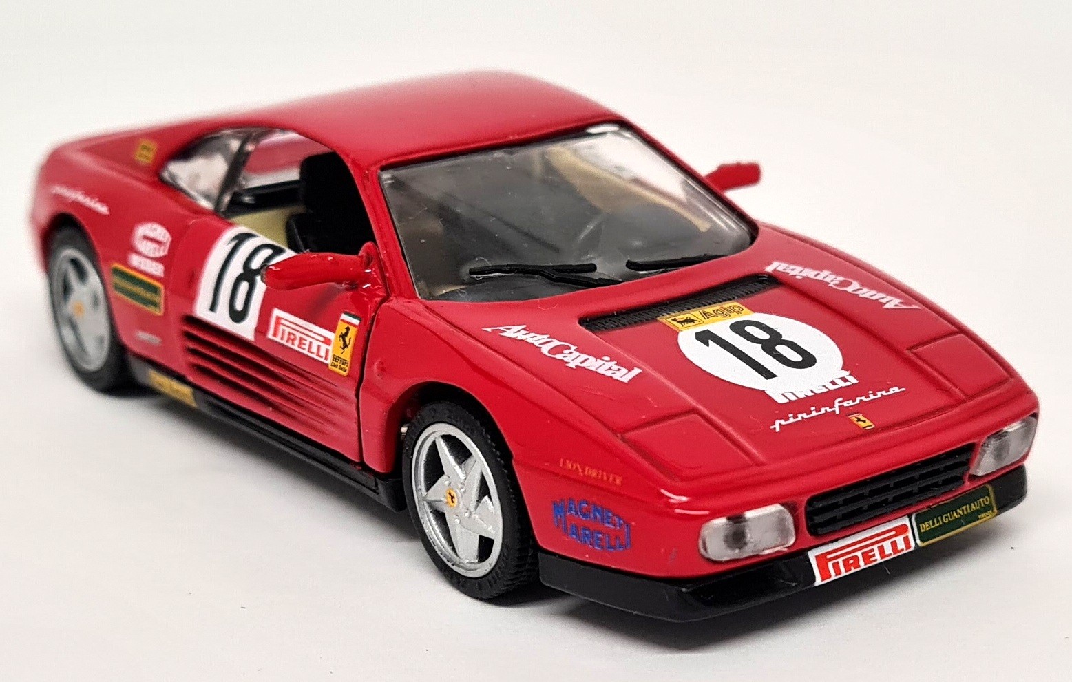 Detail 1/43 - Ferrari 348 tb Challenge #18 G. Dolfi Diecast Model Car