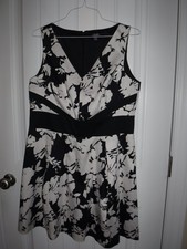 EUC CHAPS REDUCED  Womens sz 16 S/less FLORAL Dress
