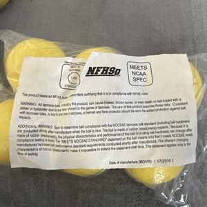Stx Game Lacrosse Balls - 11 Balls, Yellow