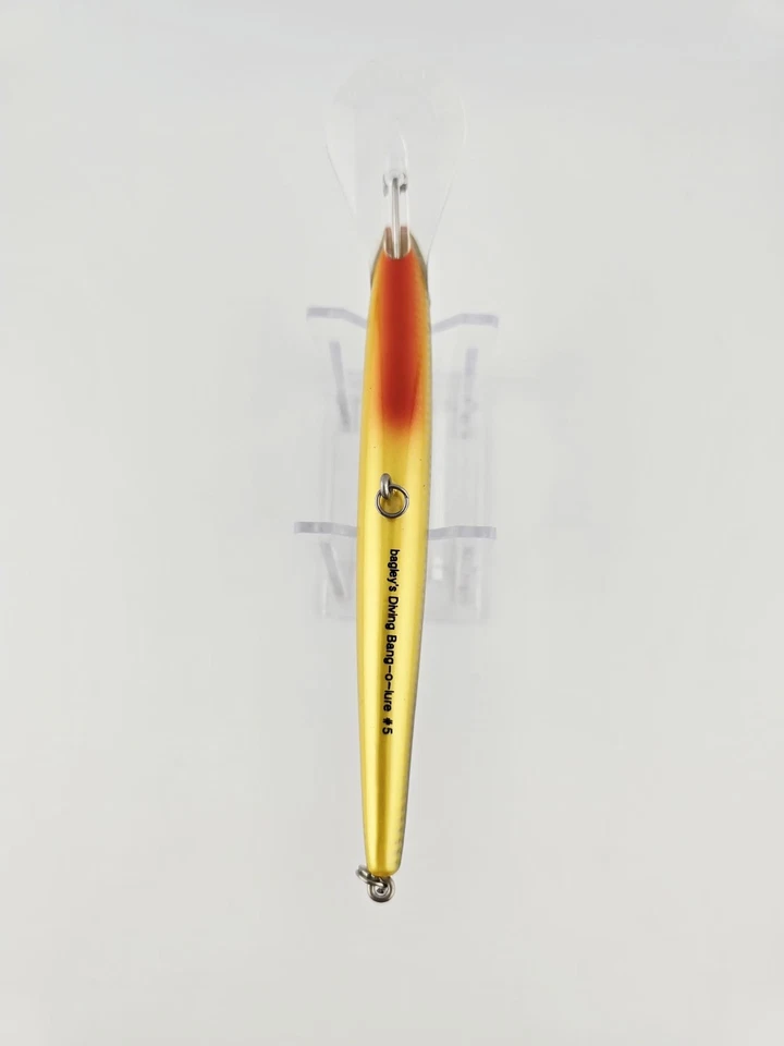 Vintage Bagley #5 Bang-O-Lure In Cripple Shad On Yellow CSY, Mint! - Image 4 of 4