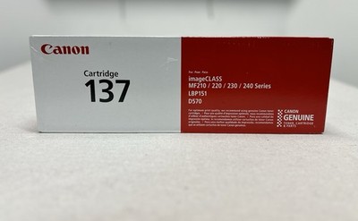 Canon Genuine Cartridge 137 Laser Printer Toner - Black BRAND NEW SEALED