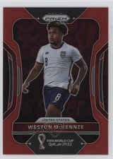 2022 Panini Prizm World Cup Qatar Red Prizm 342/399 Weston McKennie #209 12wc