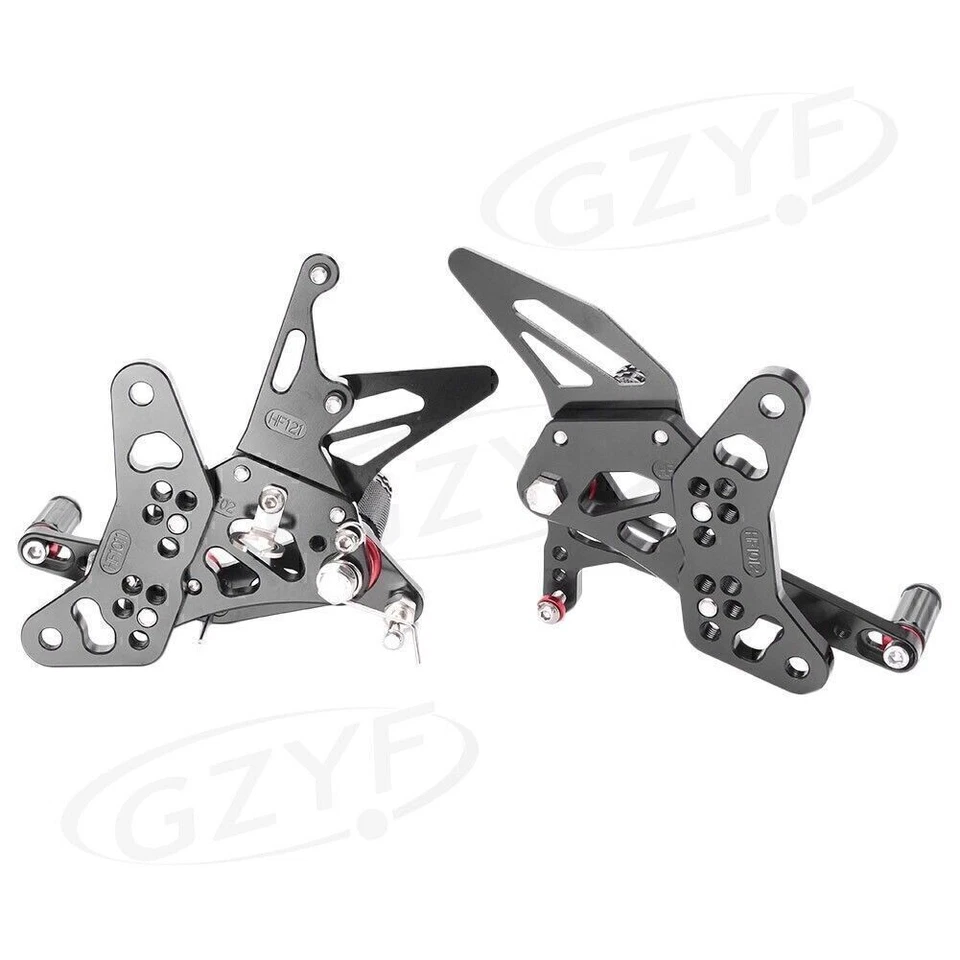 Kit estriberas traseras ajustables CNC para motocicleta Suzuki SV650 S60S 2017 Foto 4 de 4