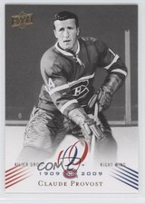 2008-09 Upper Deck Montreal Canadiens Centennial Set Claude Provost #50 0a1