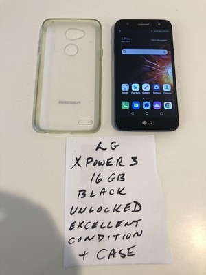 Lg X Series Power 3, 16GB Black, Unlocked, Excellent Condition. Fast Shipping