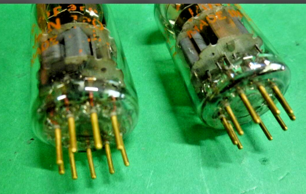Amperex JAN-7308 E188CC SQ Tube Gold Pin 6DJ8 Compatible