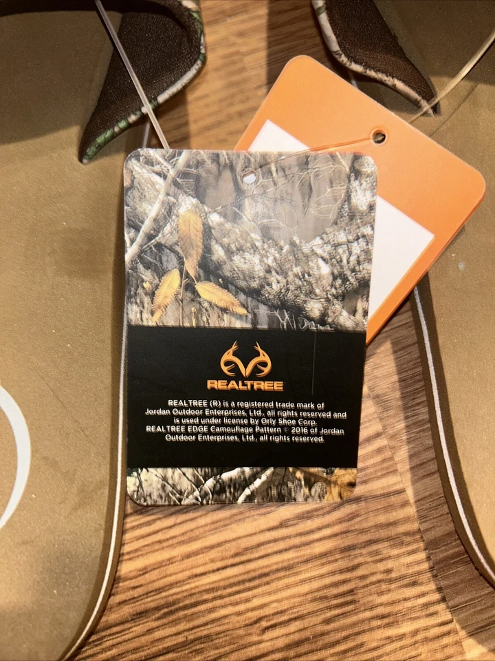 9/10 Zapatos Deslizables Camuflaje Árbol Real Licencia Extra para Hombres Nuevos con Etiquetas Regalo para Hombres” Foto 3 de 3