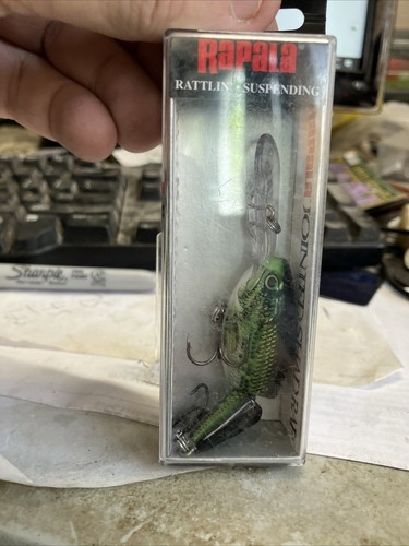 Leurre De Pêche Rapala JSR-5 - Jointed Shad Rap - Vert - 8g - Neuf