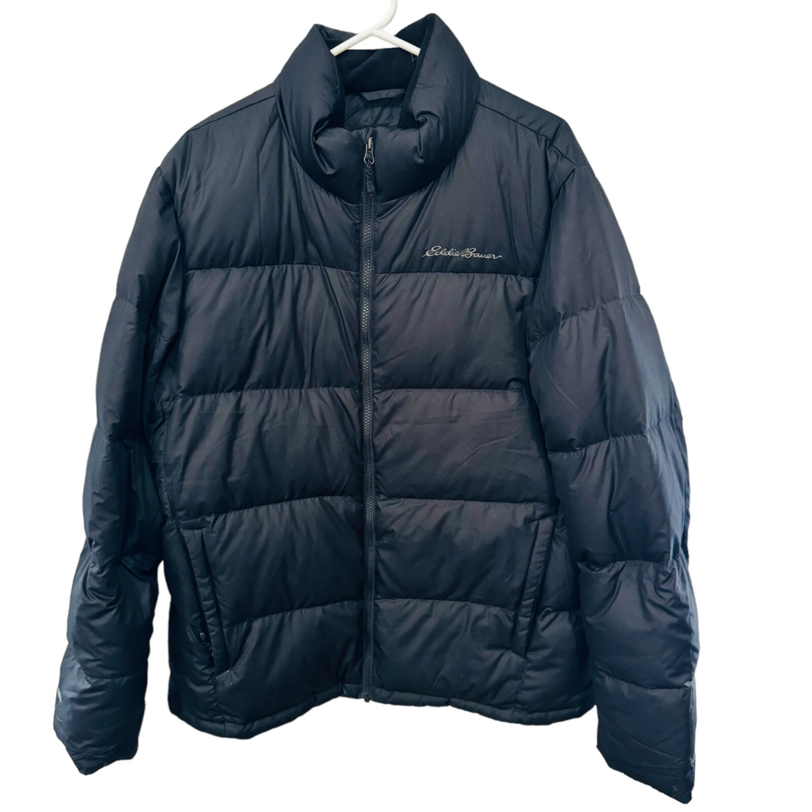 Eddie Bauer Men’s L Black Down EB650 Puffer Jacket Coat Packable eBay