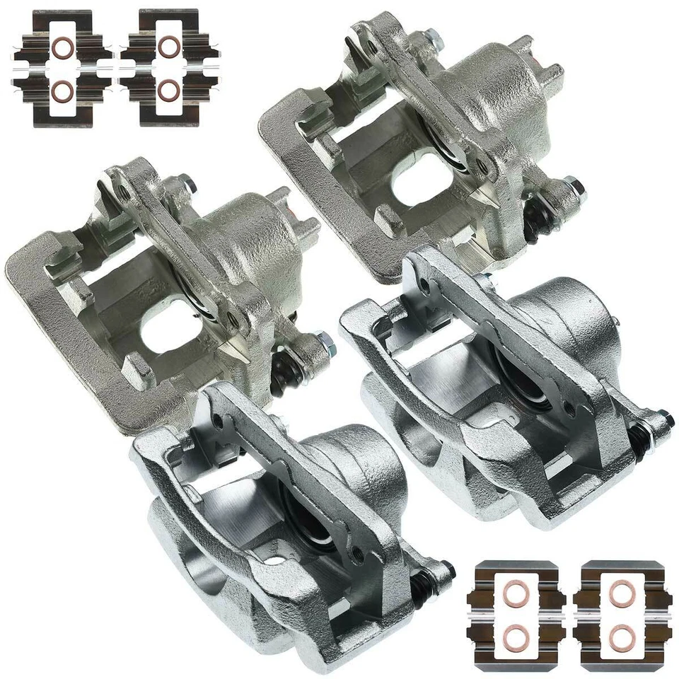 4x Pinza de freno delantera y trasera con soporte para Honda Pilot 2003-2008 Sport Utility Foto 3 de 4