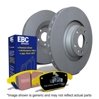 EBC Disc Brake Pad and Rotor Kit - Front S13K FMSI D819 99 thru Fits 2002 Saab 9
