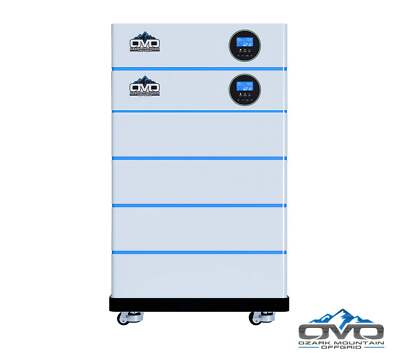 OMO All-In-One Customizable Stacking Inverter/Battery System 120/240 11000W Tota