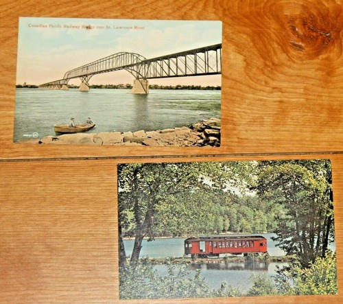 Postales de ferrocarril - Lote de siete postales antiguas vintage ferrocarriles de Estados Unidos - Imagen 1 de 8
