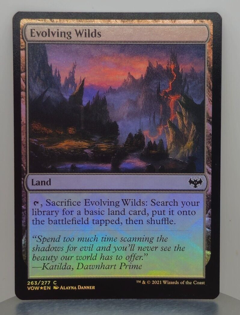 Foil Evolving Wilds - VOW - 263/277 - Innistrad: Crimson Vow