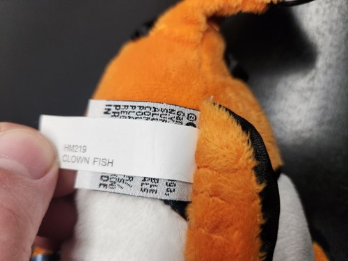 Clownfish Webkinz Orange White Black By Ganz 8" Soft Stuffed Animal -No Codes - Picture 8 of 11
