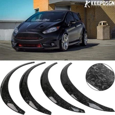 For Ford Fiesta 4PC Set Forged Pattern Fender Flares Wide Body Kit Wheel Arches