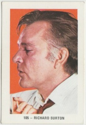 Richard Burton 1971 FHER Galeria de Artistas Trading Card #105 Film TV Stars E4