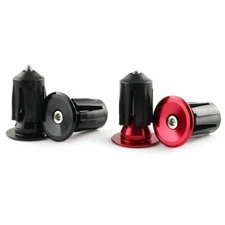 2 Pairs Bar End Plugs Bicycle Handlebar Caps for Mountain Road Bike C137