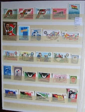 STAMPS LOT WORLDWIDE SERIES FLAGS MNH**  (L48704)