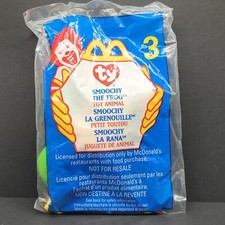 TY Smoochy the Frog 3  1999 McDonalds Happy Meal Toy  NIP  errors