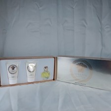 Versace Eros Pour Femme Travel Set .17 EDP + Lotion + Shower Gel NEW 3 Pc Gift
