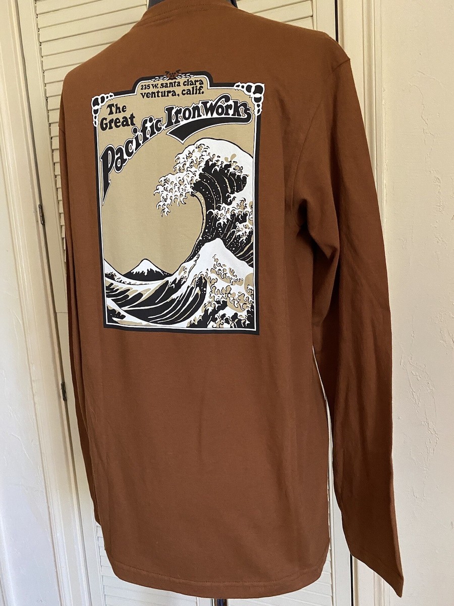 Patagonia Great Pacific Iron Works L/S T-Shirt Cedar Brown Patagonia Great Pacific Iron Works L/S T-Shirt Cedar Brown
