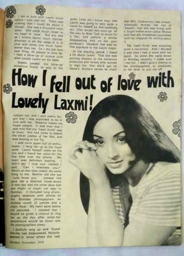 INDIEN SELTENE STARDUST FILMMAGAZIN NOVEMBER 1976, SHARMILA, DHARAM, DANNY REHANA - Bild 11 von 12