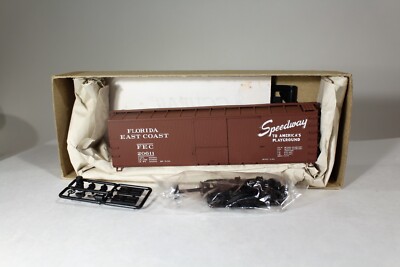 Accurail F E C Unassembled kit 20611 4607 40' USRA DBL Sheath Box Car Brown
