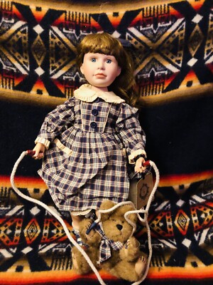 BOYDS BEAR YESTERDAYS CHILD TAYLOR DOLL WITH BEAR 