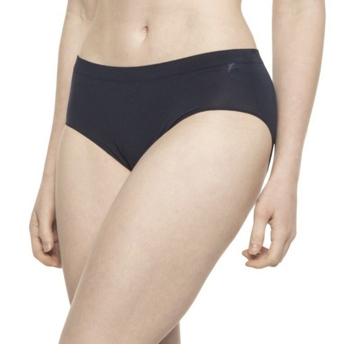 Lunya Womans Breathable Sheer Ribbed Modal Panties Bikini Briefs XS New Black