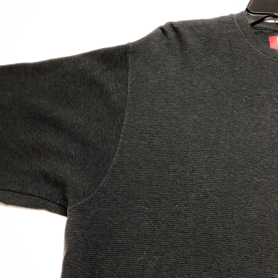 EZ’s Haggar T Shirt Men's Extra Large XL Black Short Sleeves Crewneck Cotton Tee - Image 2 of 4