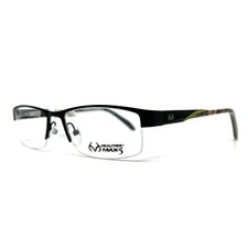 Realtree Eyeglasses Frames R496 BLK Black Square Full Rim 55-17-145