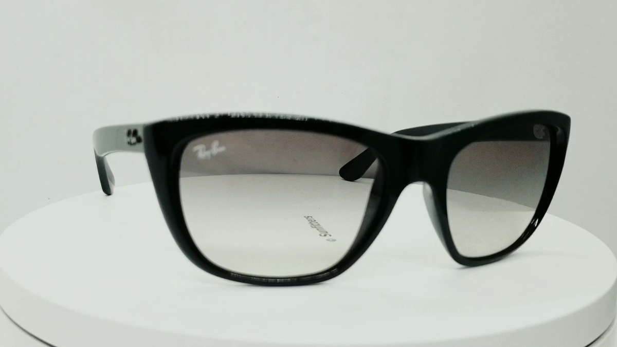 RAY BAN black/crystal grey gradient RB4154 601/32 57 sunglasses 