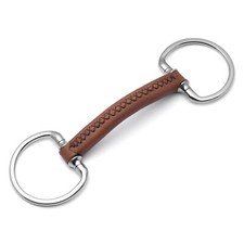 Eggbutt Soft Leather Vegetable Tanned Mullen Mouth Snaffle Horse Bit New