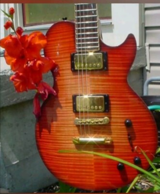 NAMM SHOW BRIAN MOORE CUSTOM SHOP PROTOTYPE DC1P VOLCANO ELECTRIC GUITAR 1 OF 1